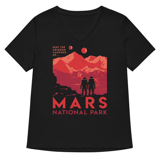 Mars National Park Women's V-Neck Tee