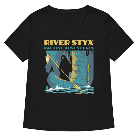 River Styx Rafting Adventures Women's V-Neck Tee