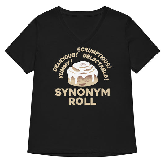Synonym Roll Women's V-Neck Tee