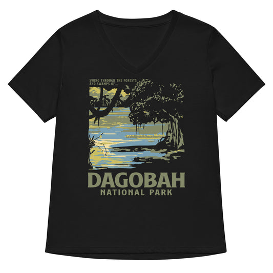 Dagobah National Park Women's V-Neck Tee