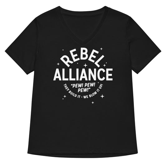 Rebel Alliance Women's V-Neck Tee