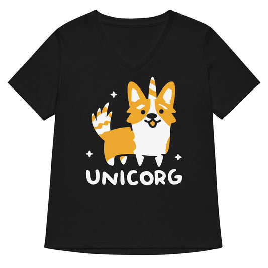Unicorg Women's V-Neck Tee