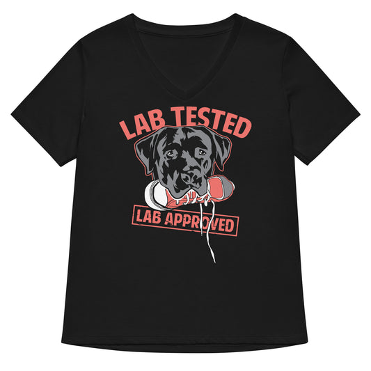 Lab Tested, Lab Approved Women's V-Neck Tee