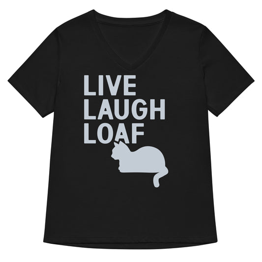 Live Laugh Loaf Women's V-Neck Tee