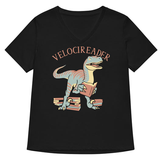 Velocireader Women's V-Neck Tee