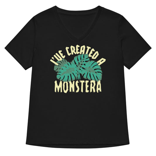 I've Created A Monstera Women's V-Neck Tee
