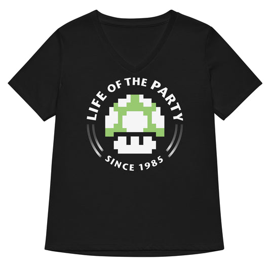 Life Of The Party Women's V-Neck Tee