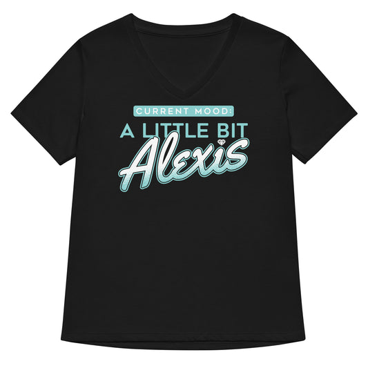 A Little Bit Alexis Women's V-Neck Tee