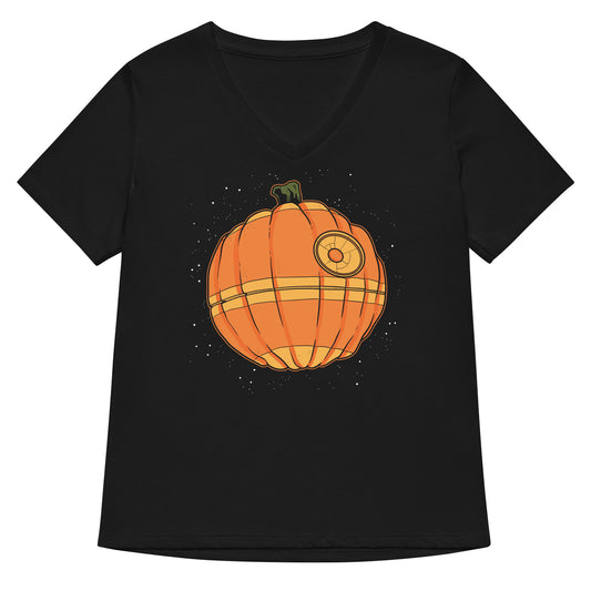 That's No Pumpkin Women's V-Neck Tee