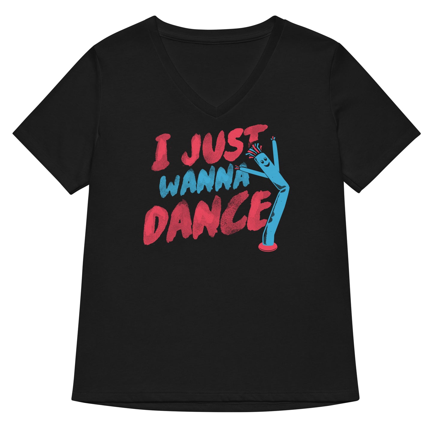 I Just Wanna Dance Women's V-Neck Tee