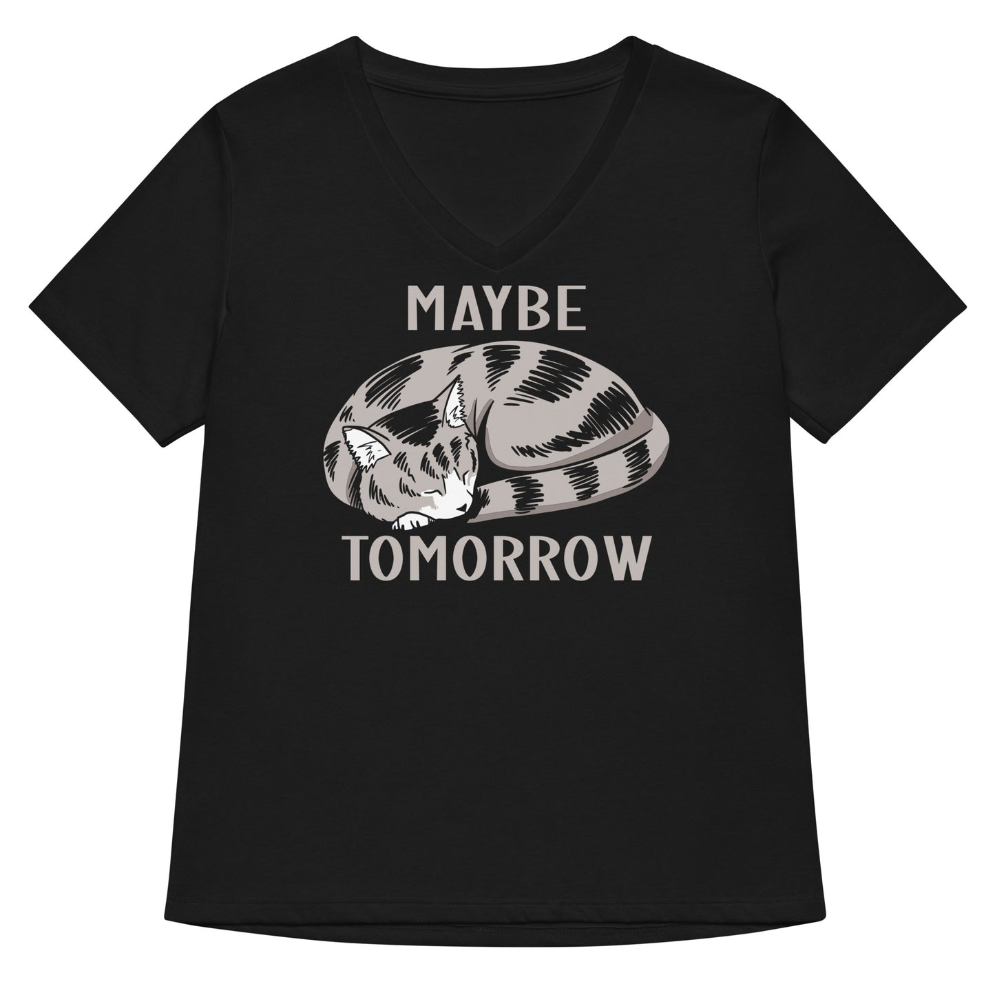 Maybe Tomorrow Women's V-Neck Tee