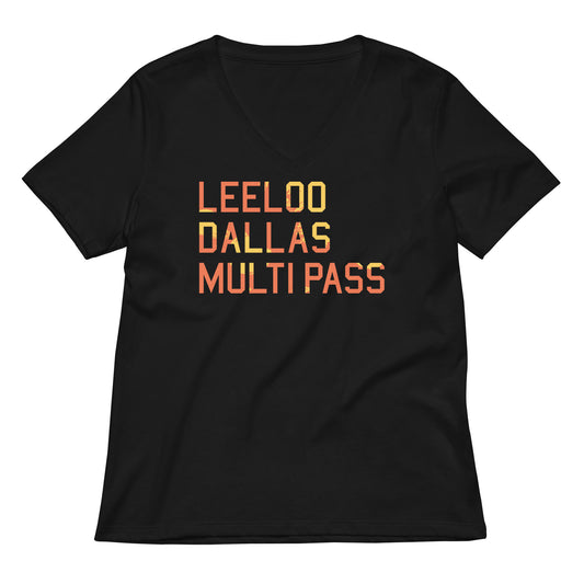 Leeloo Dallas Multipass Women's V-Neck Tee