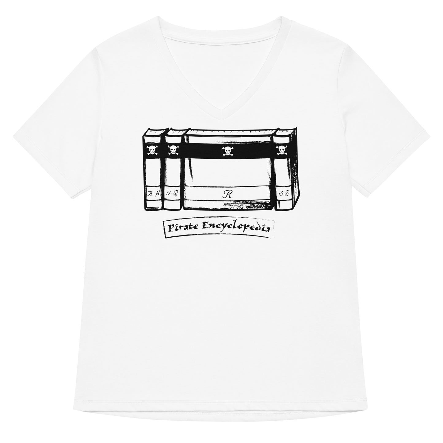 Pirate Encyclopedia Women's V-Neck Tee