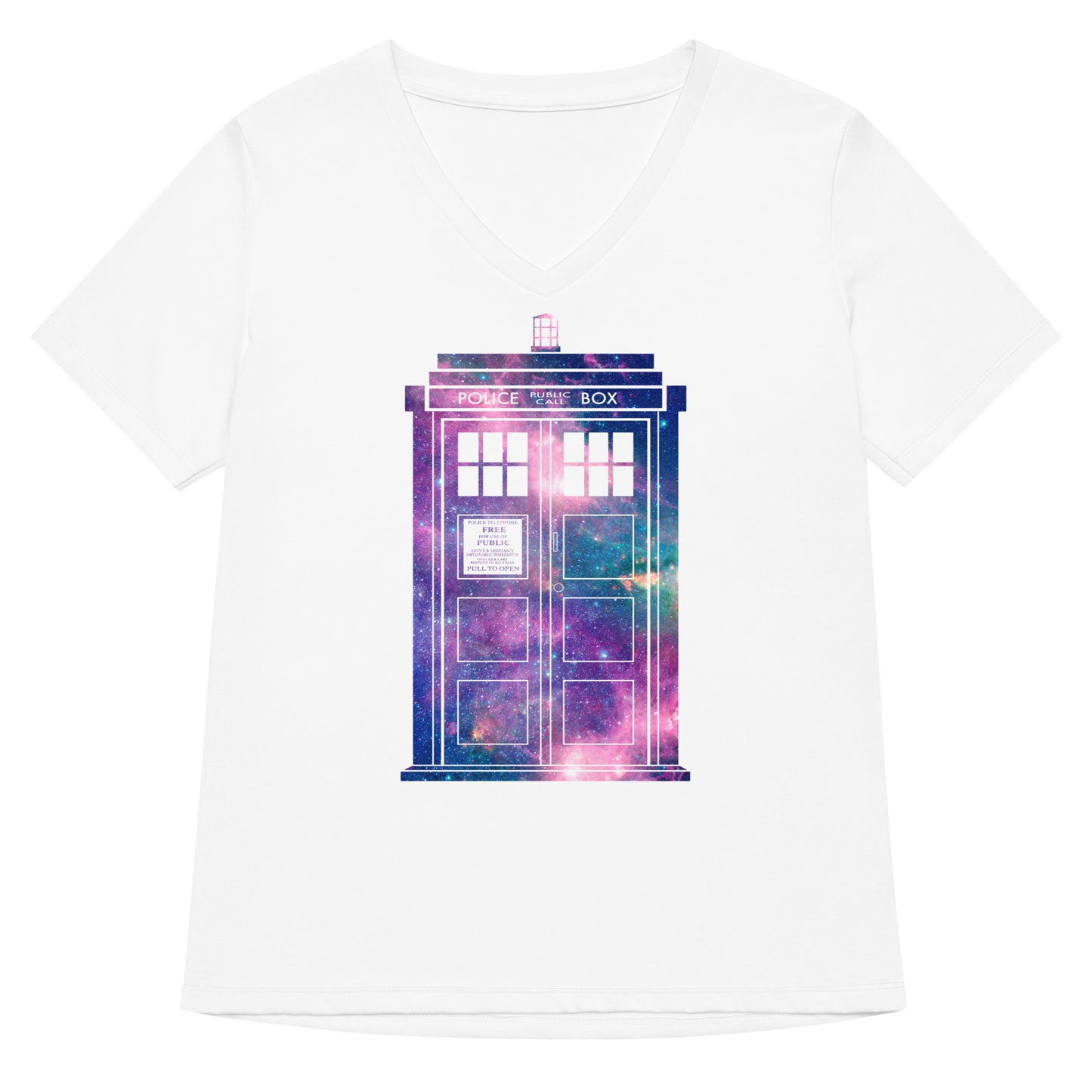 Police Box Women's V-Neck Tee