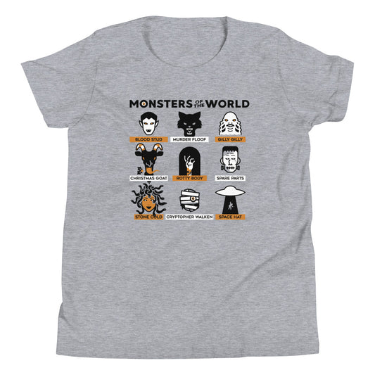 Monsters Of The World Kid's Youth Tee