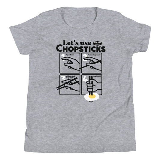 Let's Use Chopsticks Kid's Youth Tee