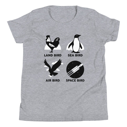 Types Of Birds Kid's Youth Tee