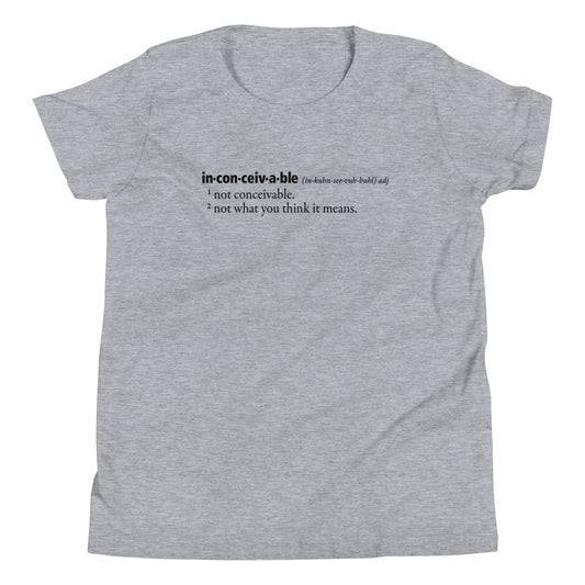 Inconceivable Definition Kid's Youth Tee