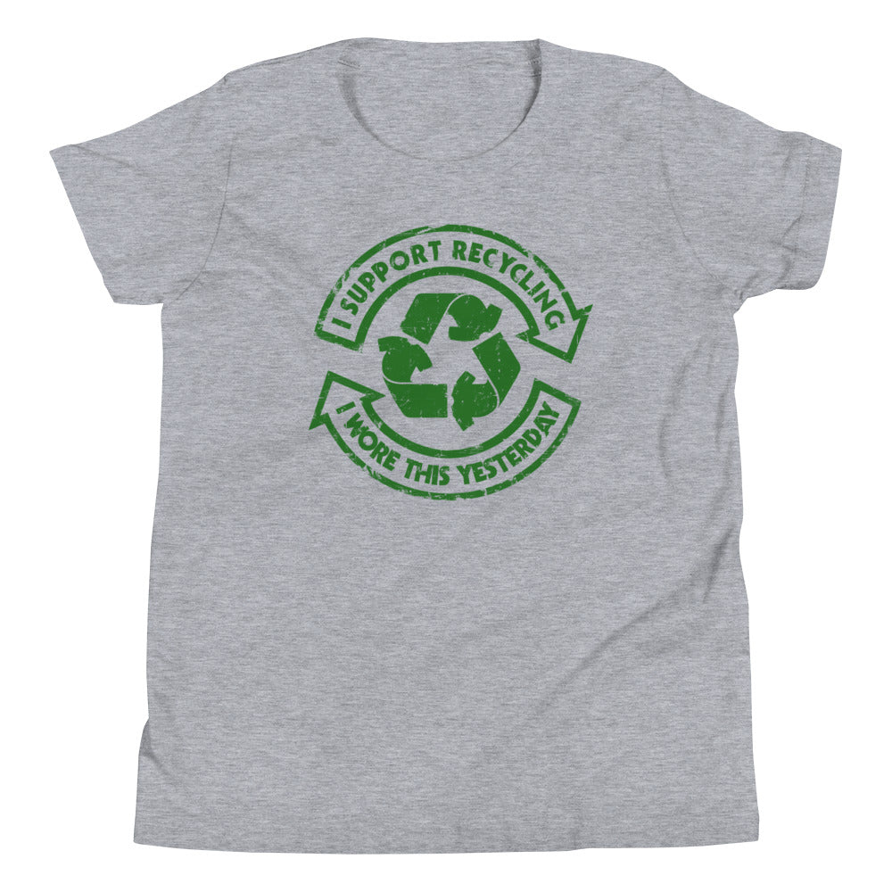 I Support Recycling Kid's Youth Tee