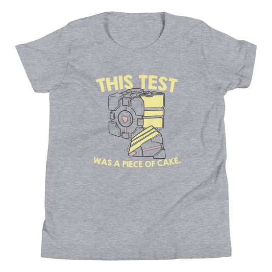 This Test Was A Piece Of Cake Kid's Youth Tee