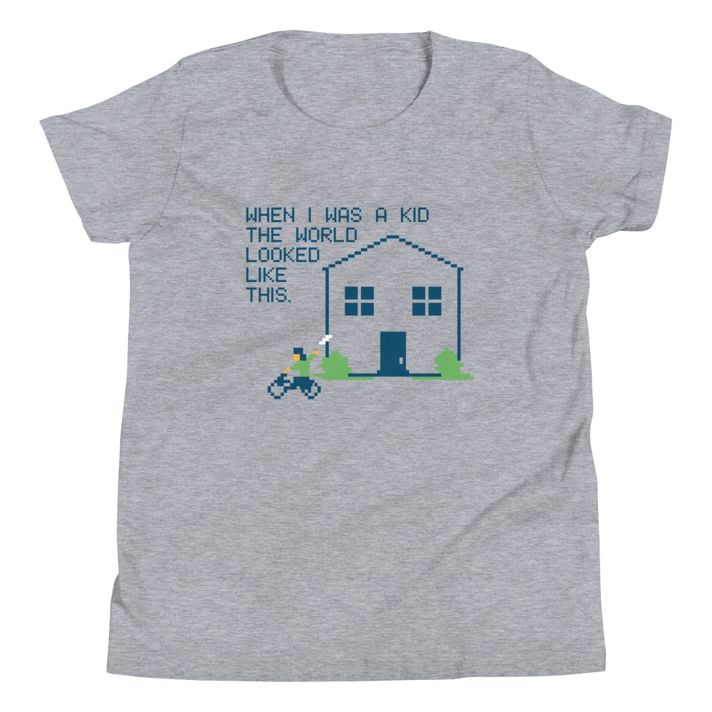 When I Was A Kid The World Kid's Youth Tee
