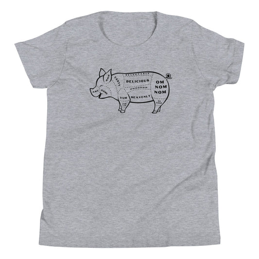 Tasty Pig Cuts Kid's Youth Tee