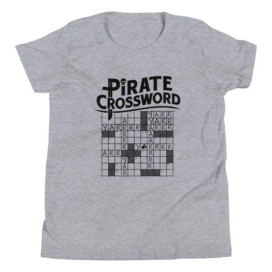 Pirate Crossword Kid's Youth Tee