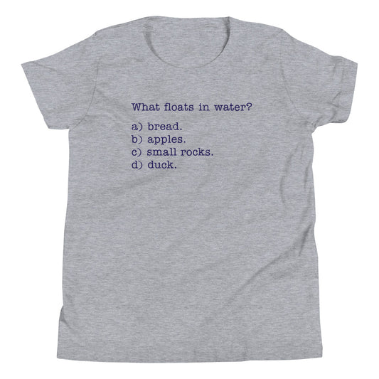 What Floats In Water? Kid's Youth Tee