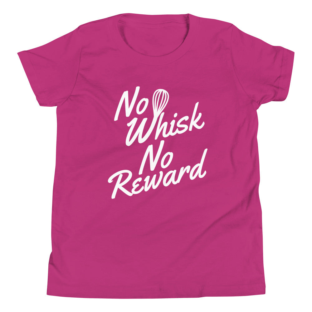 No Whisk No Reward Kid's Youth Tee