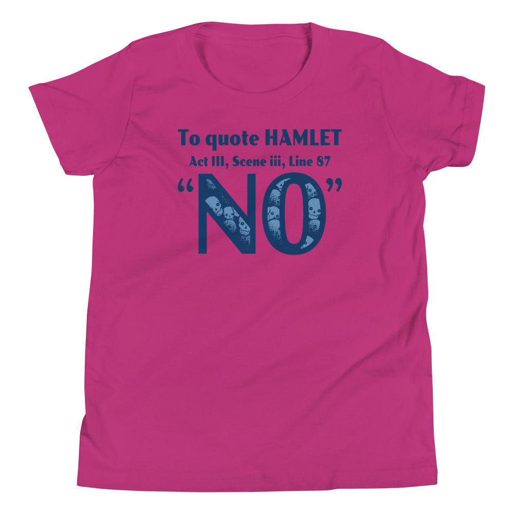 To Quote Hamlet Kid's Youth Tee
