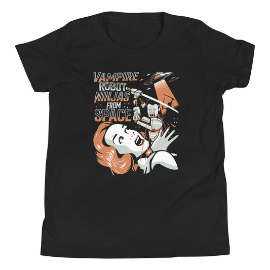 Vampire Robot Ninja From Space Kid's Youth Tee