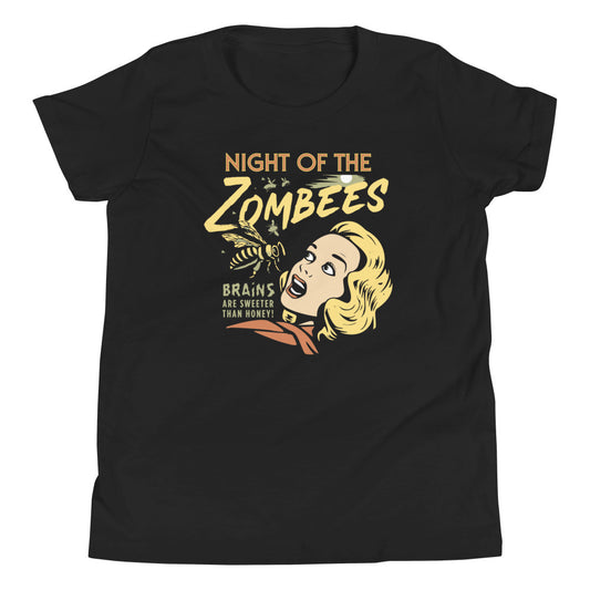 Night Of The Zombees Kid's Youth Tee