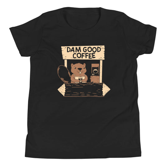 Dam Good Coffee Kid's Youth Tee