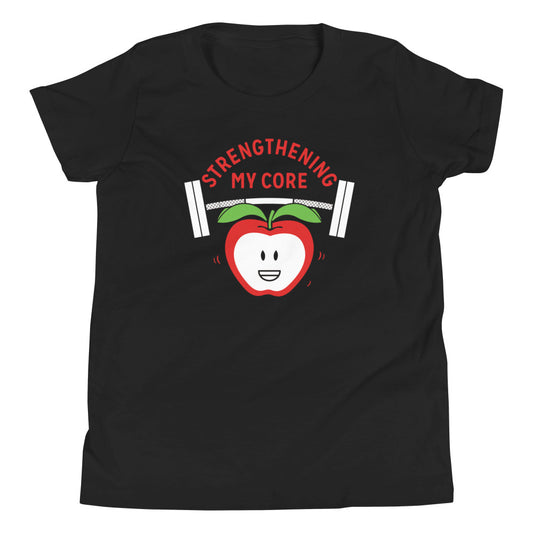 Strengthening My Core Kid's Youth Tee