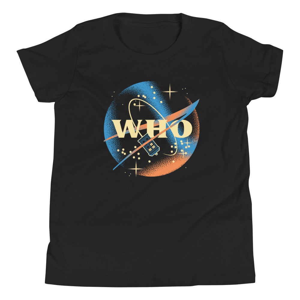 Who Space Administration Kid's Youth Tee