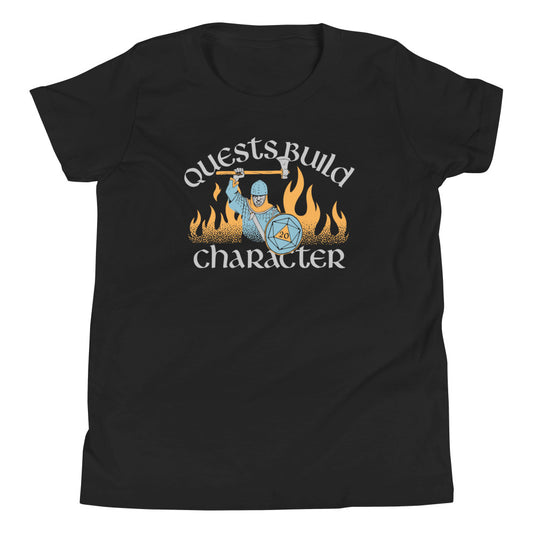 Quests Build Character Kid's Youth Tee