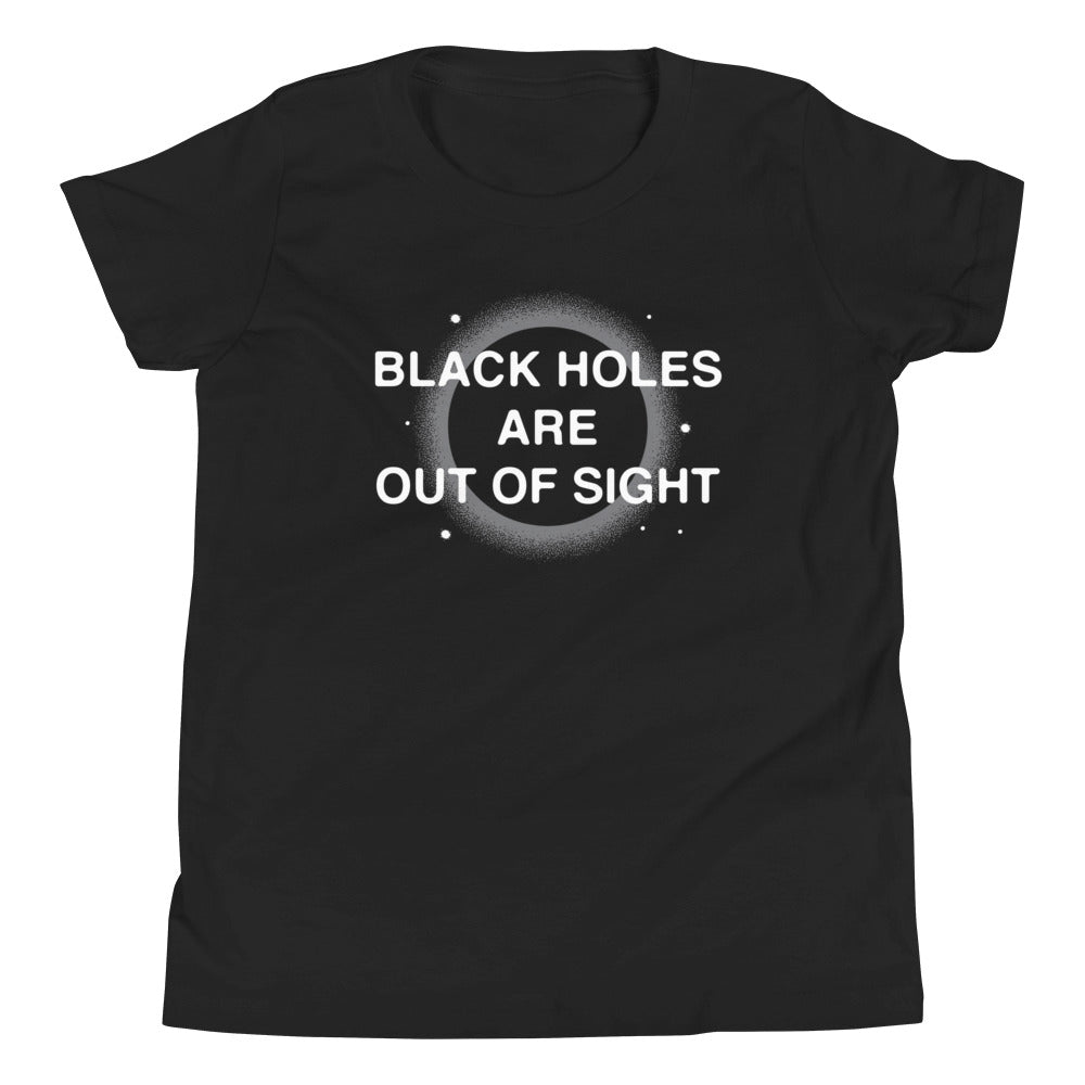 Black Holes Are Out Of Sight Kid's Youth Tee