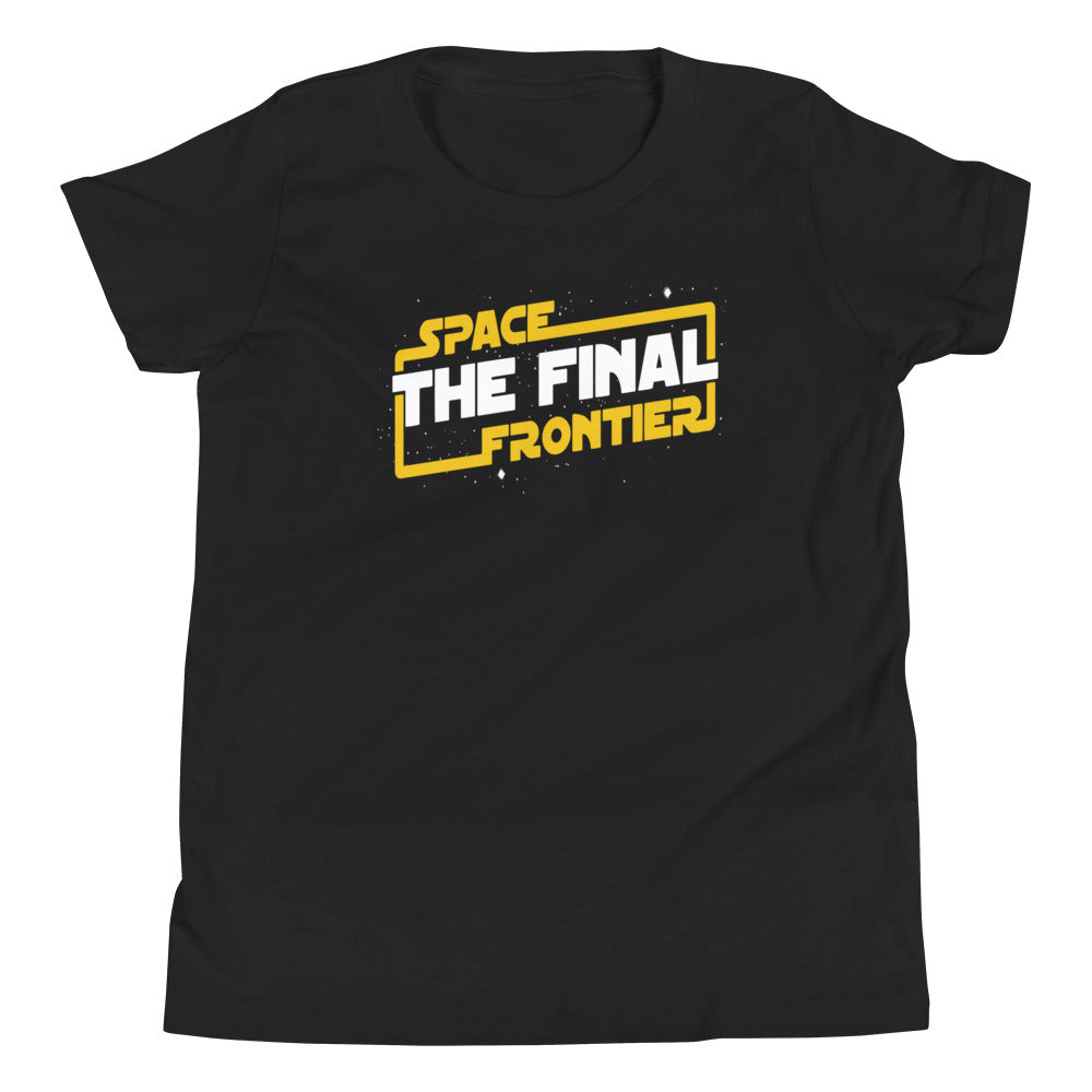 Space The Final Frontier Kid's Youth Tee
