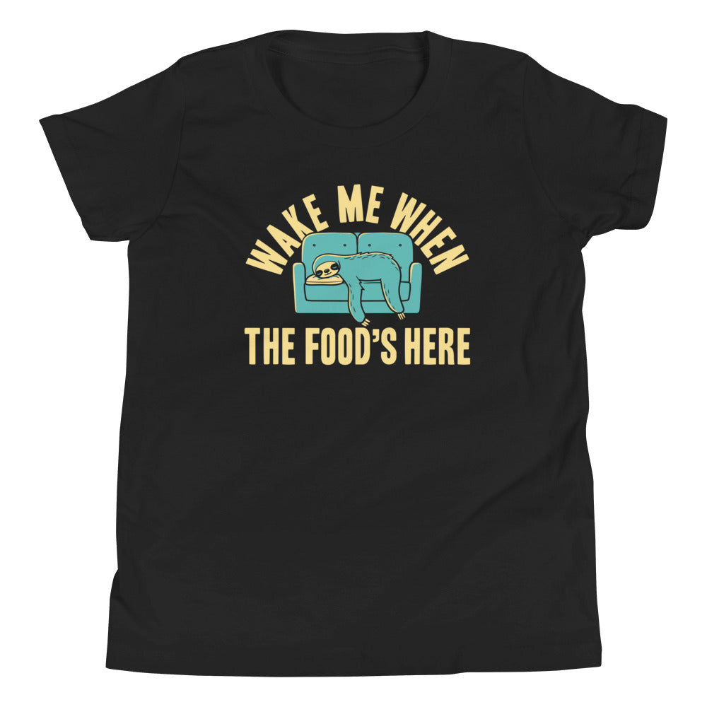 Wake Me When The Food's Here Kid's Youth Tee