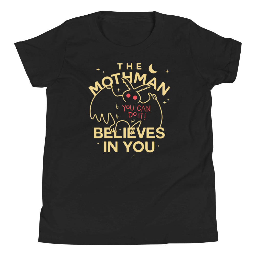 The Mothman Believes In You Kid's Youth Tee
