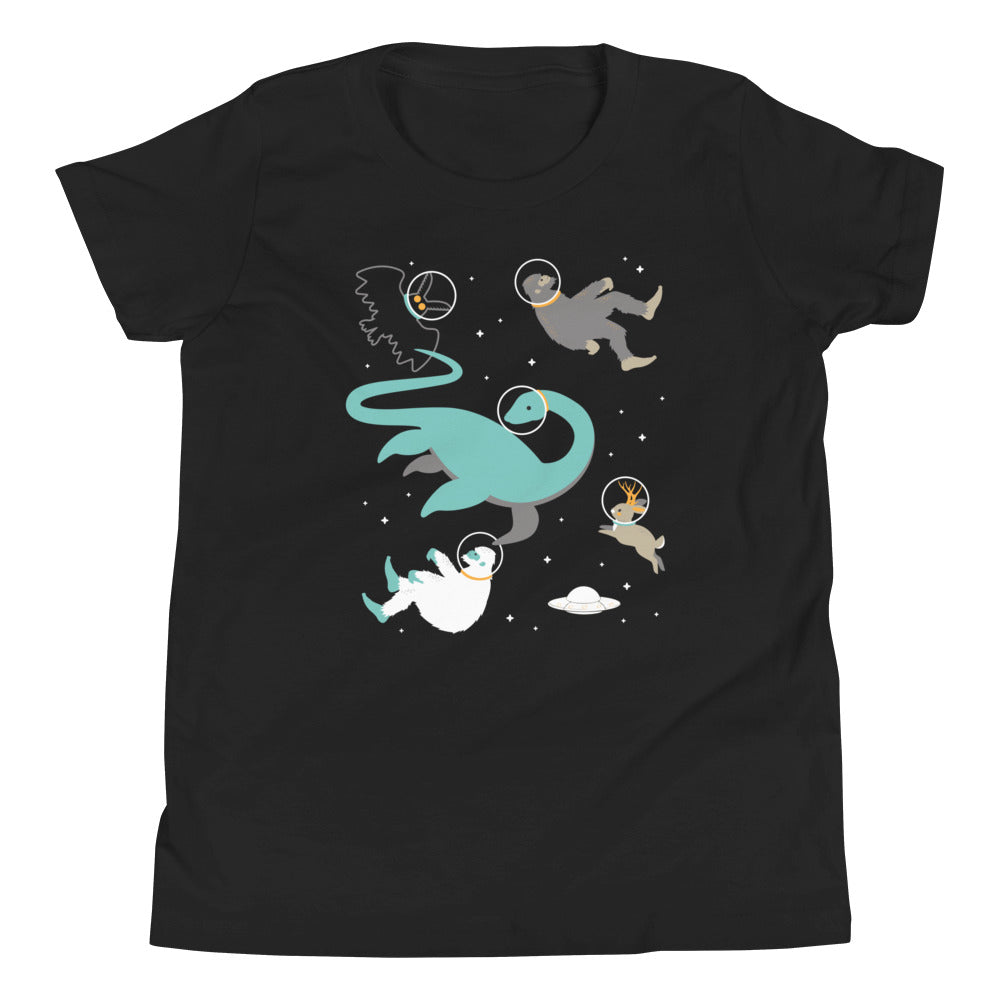Cryptids In Space Kid's Youth Tee