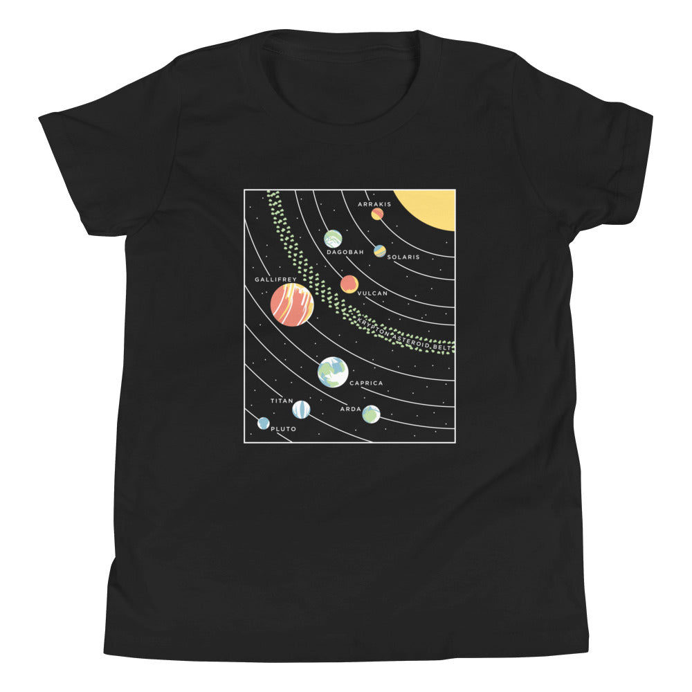 9 Planets Kid's Youth Tee