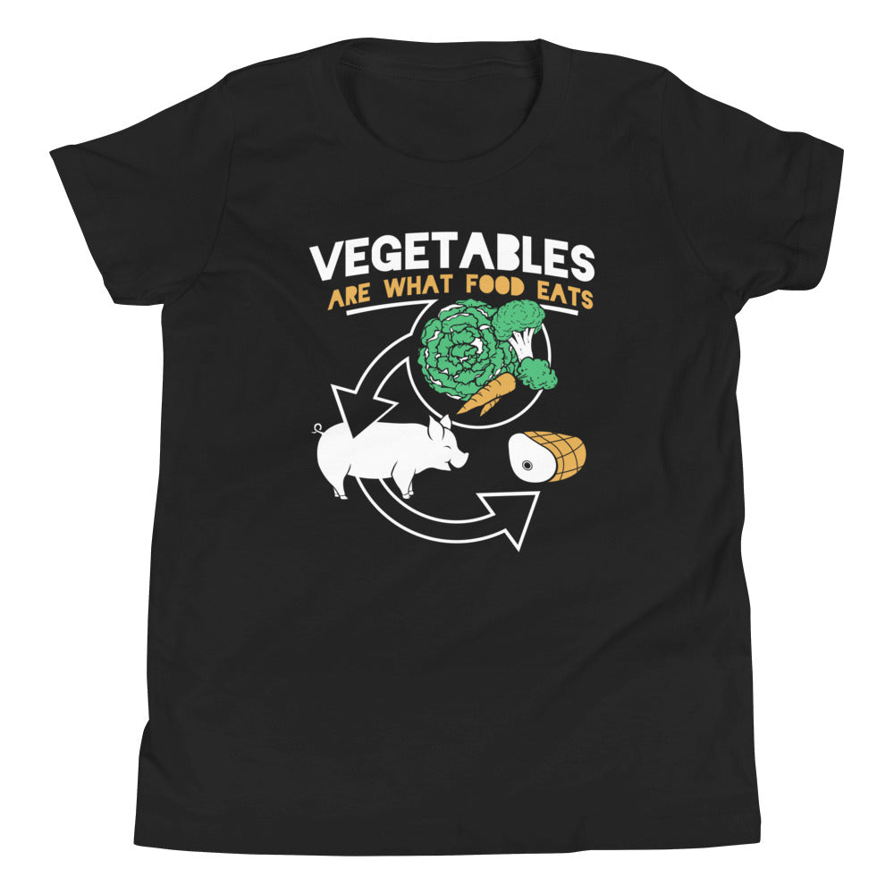 Vegetables Are What Food Eats Kid's Youth Tee