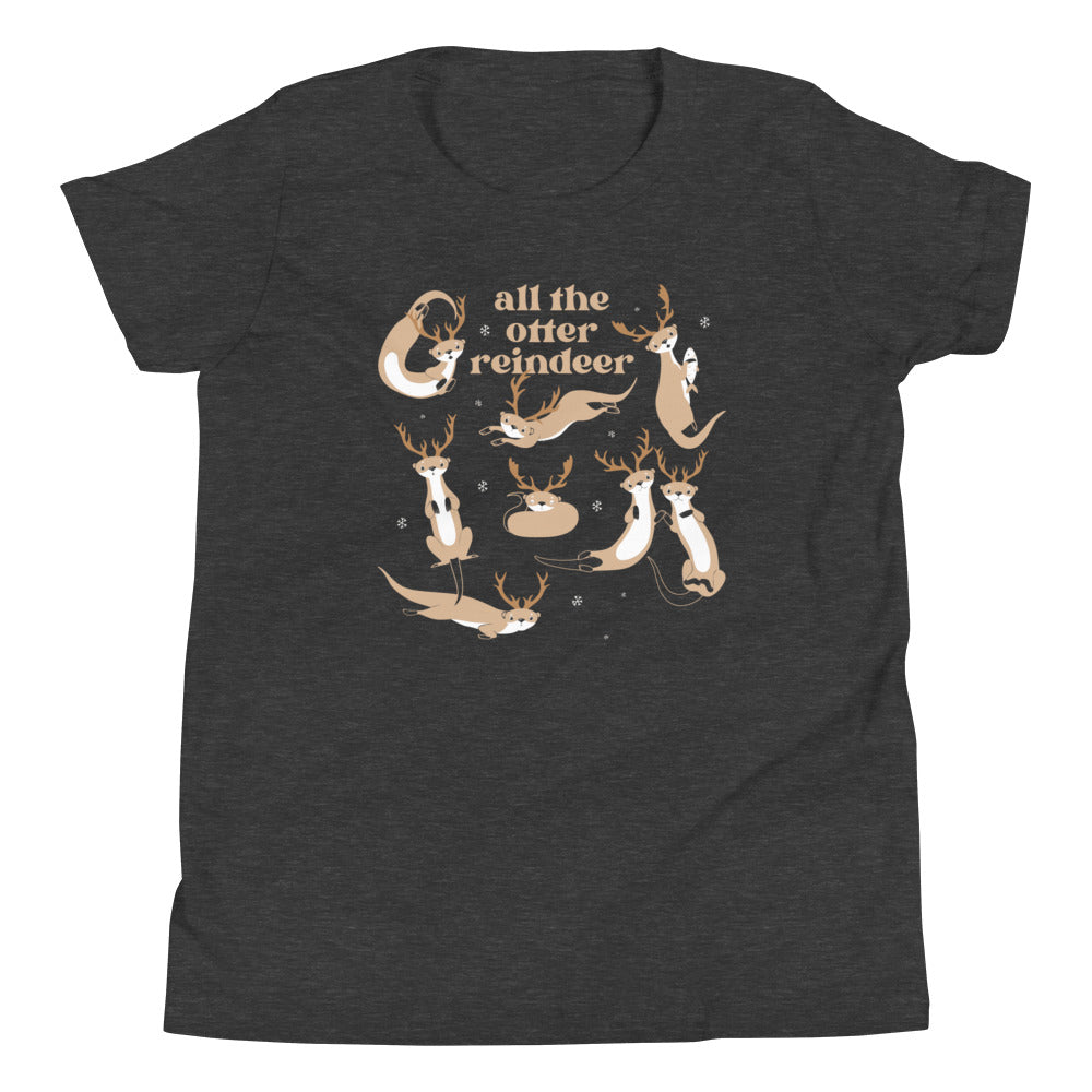 All The Otter Reindeer Kid's Youth Tee