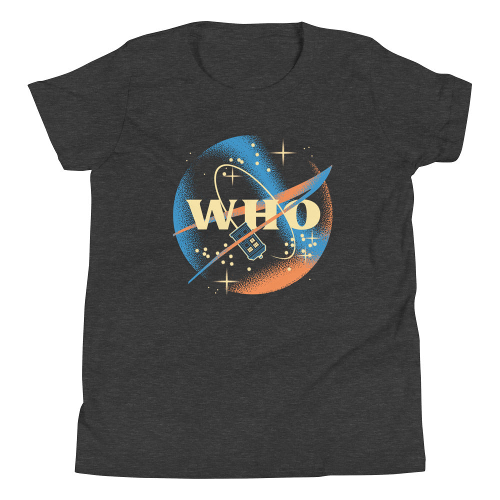 Who Space Administration Kid's Youth Tee