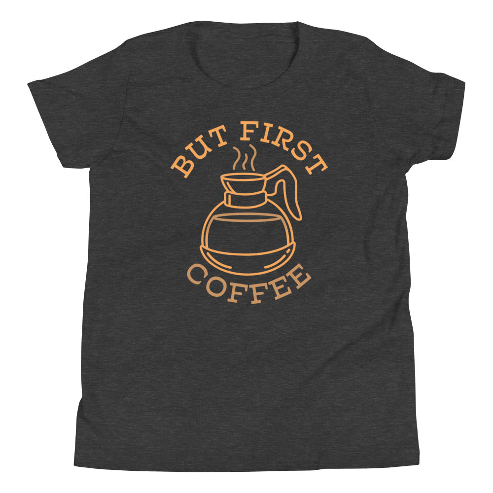 But First Coffee Kid's Youth Tee