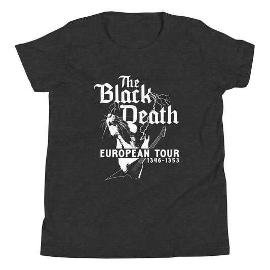 The Black Death European Tour Kid's Youth Tee