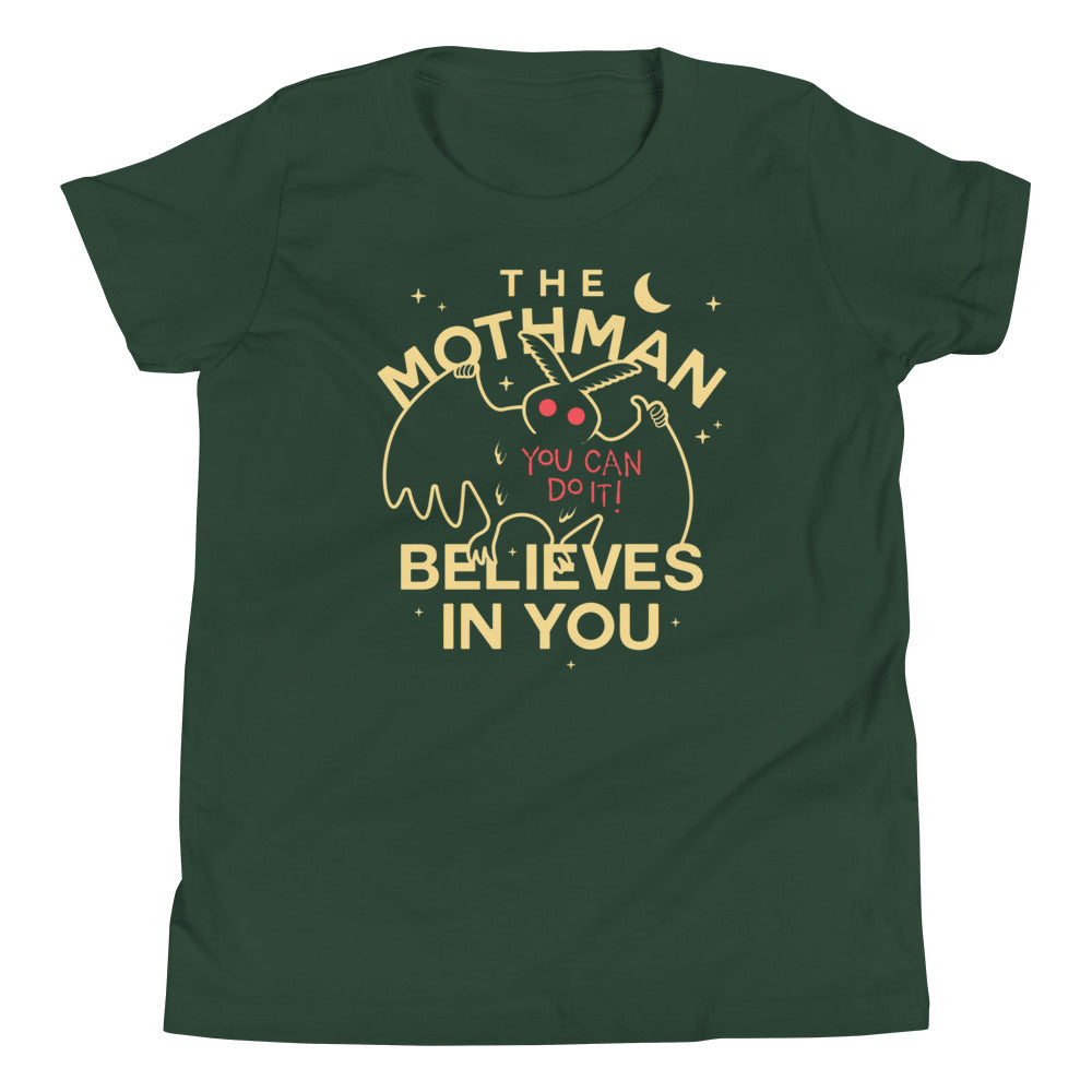 The Mothman Believes In You Kid's Youth Tee