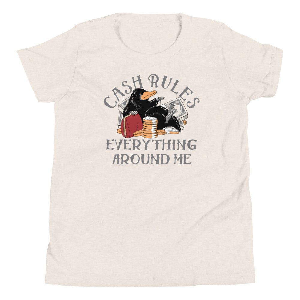 Cash Rules Everything Around Me Kid's Youth Tee