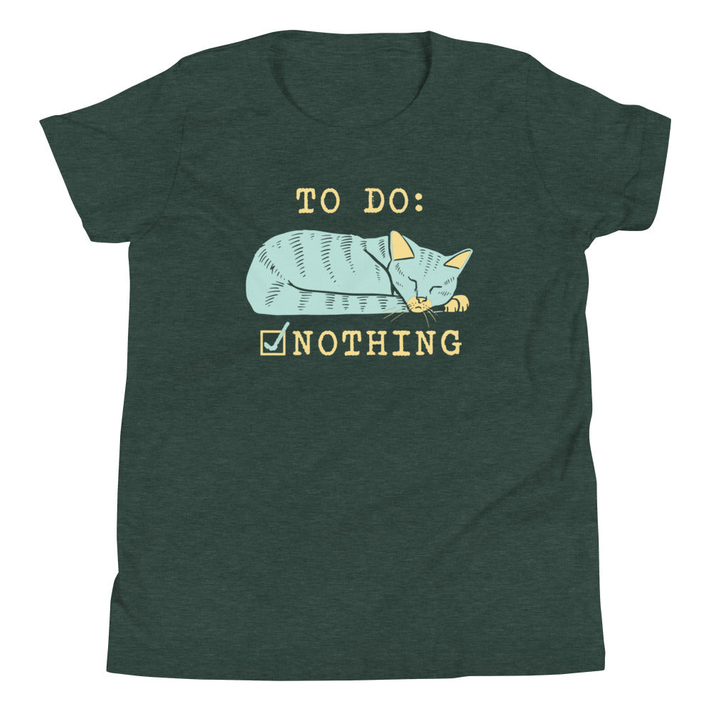 To Do: Nothing Kid's Youth Tee